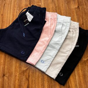 Short sarja com elastano